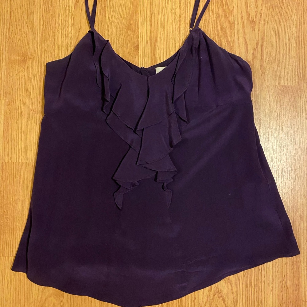 Jonesy purple silk top